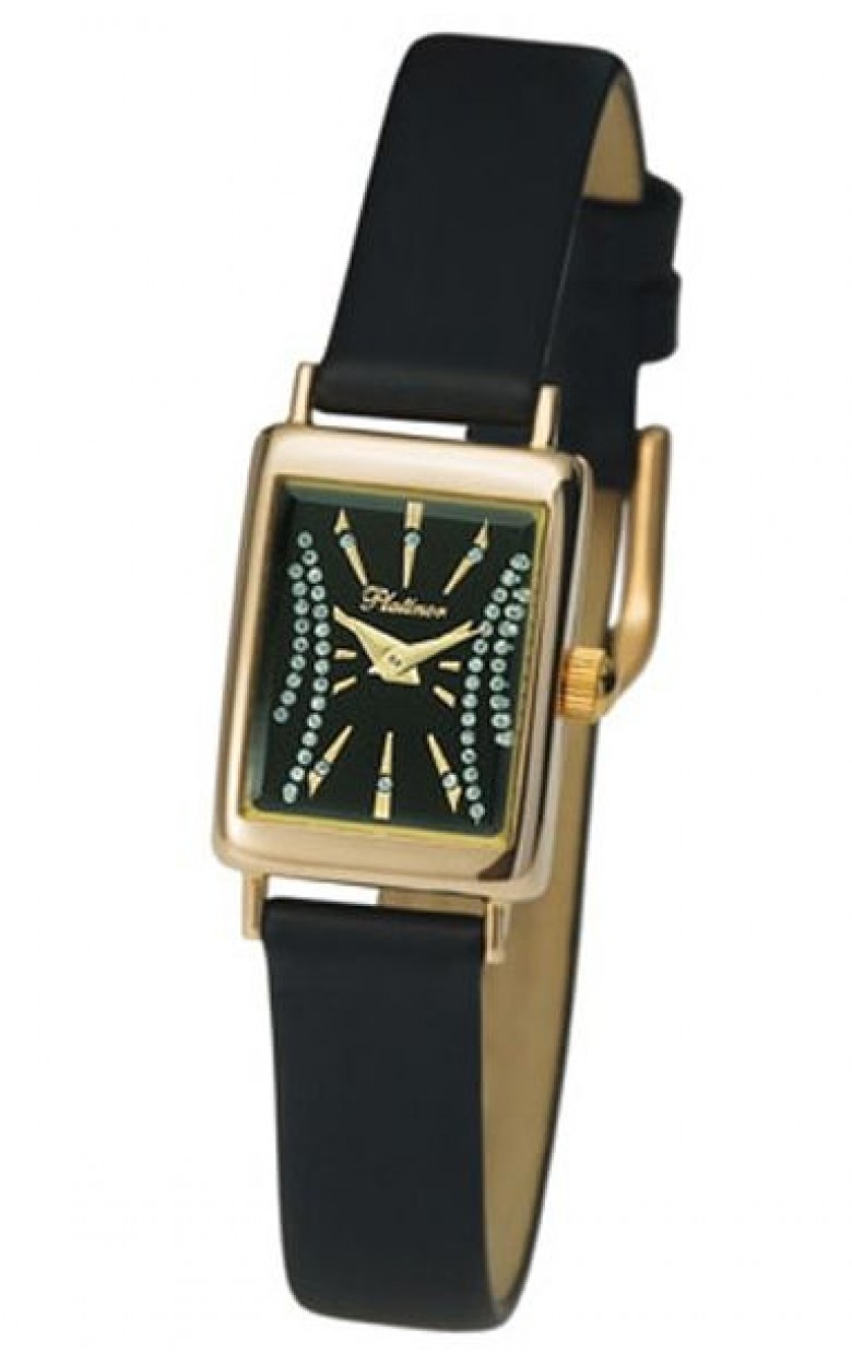 94550.527 russian gold Lady's watch кварцевый wrist watches Platinor "ирма"  94550.527