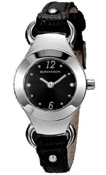 RN 2633 LW(BK)BK  кварцевые наручные часы Romanson  RN 2633 LW(BK)BK