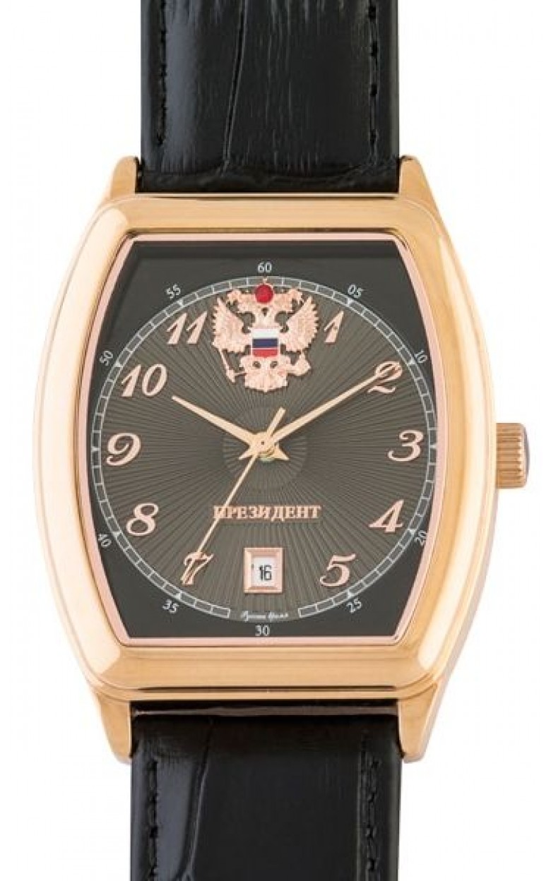 4659292  кварцевые наручные часы Русское время "Президент" логотип Герб РФ  4659292