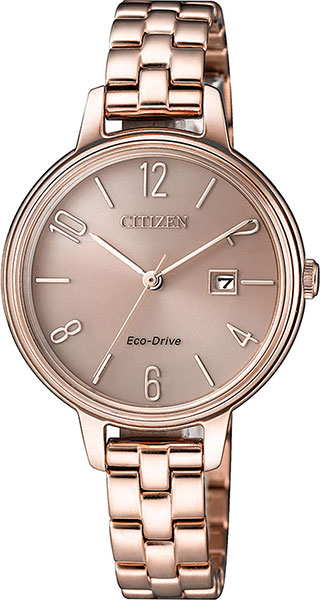 EW2443-80X  кварцевые наручные часы Citizen "Eco-Drive"  EW2443-80X