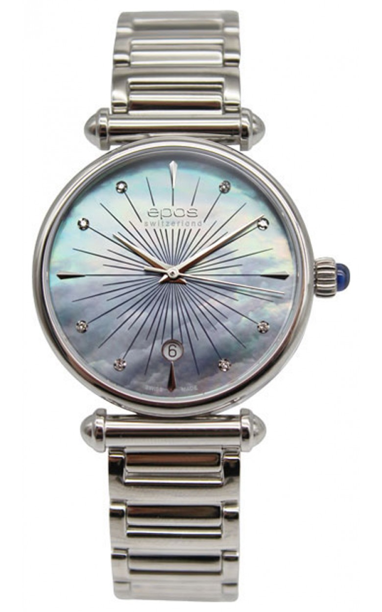 8000.700.20.96.30 swiss Lady's watch кварцевый wrist watches EPOS "Ladies Quartz"  8000.700.20.96.30
