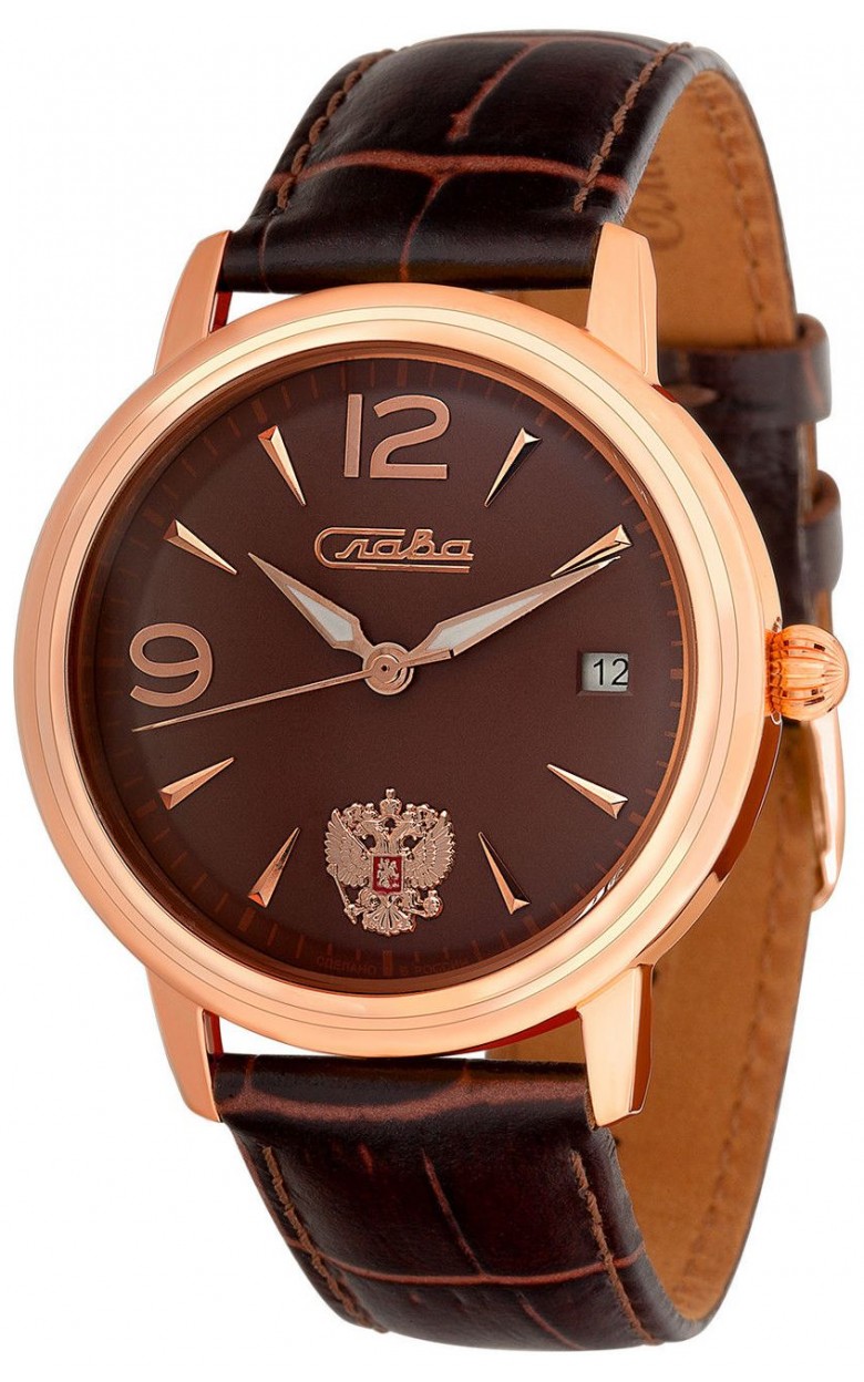 1473849/300-2414 russian Unisex механический wrist watches Slava "Tradition" logo Герб РФ  1473849/300-2414