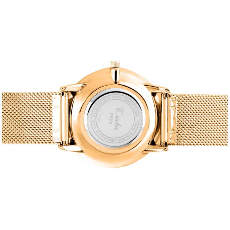 1729984/2035-100  кварцевые наручные часы Слава "Традиция" логотип Слава  1729984/2035-100