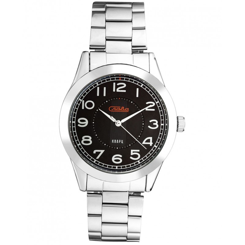 1731228/2035-100 russian Unisex кварцевый wrist watches Slava "Tradition"  1731228/2035-100
