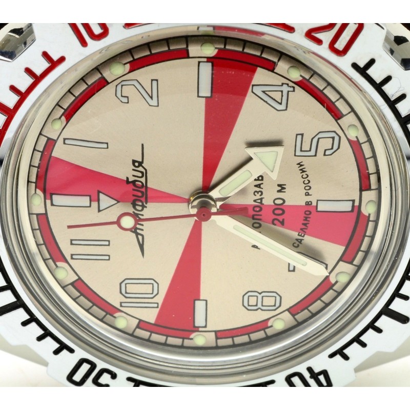 110651  механические наручные часы Восток "Амфибия"  110651