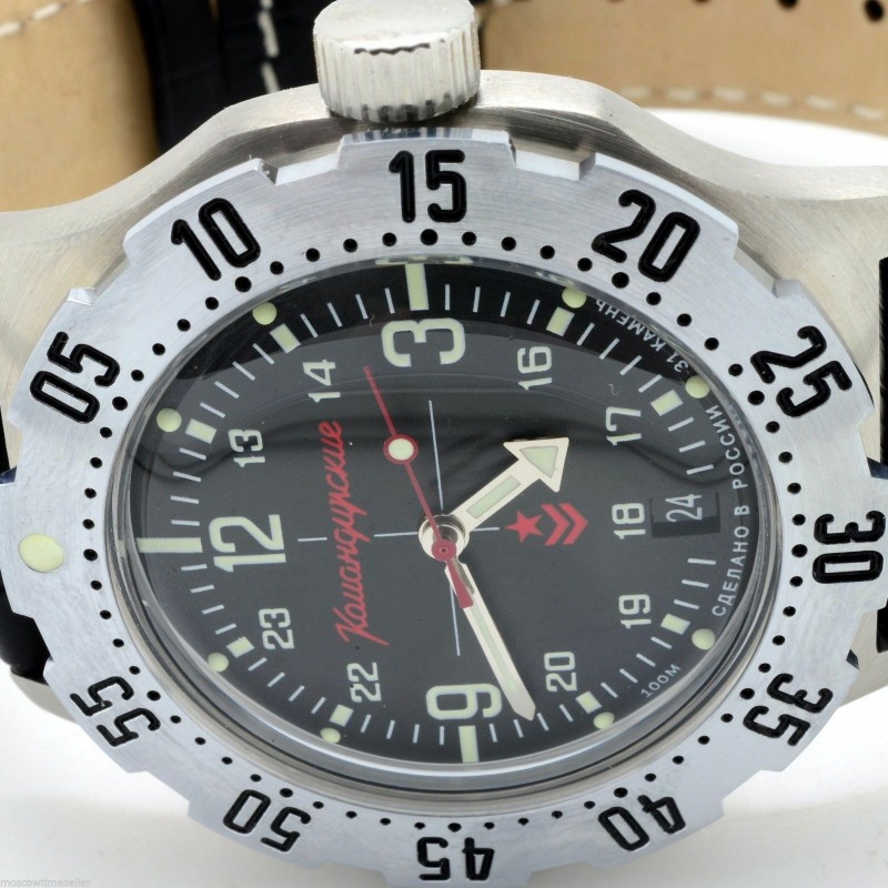 350503 russian механический wrist watches Vostok "Komandirskie" for men  350503
