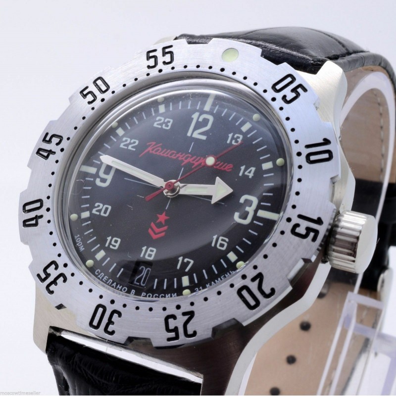 350503  механические наручные часы Восток "Командирские"  350503
