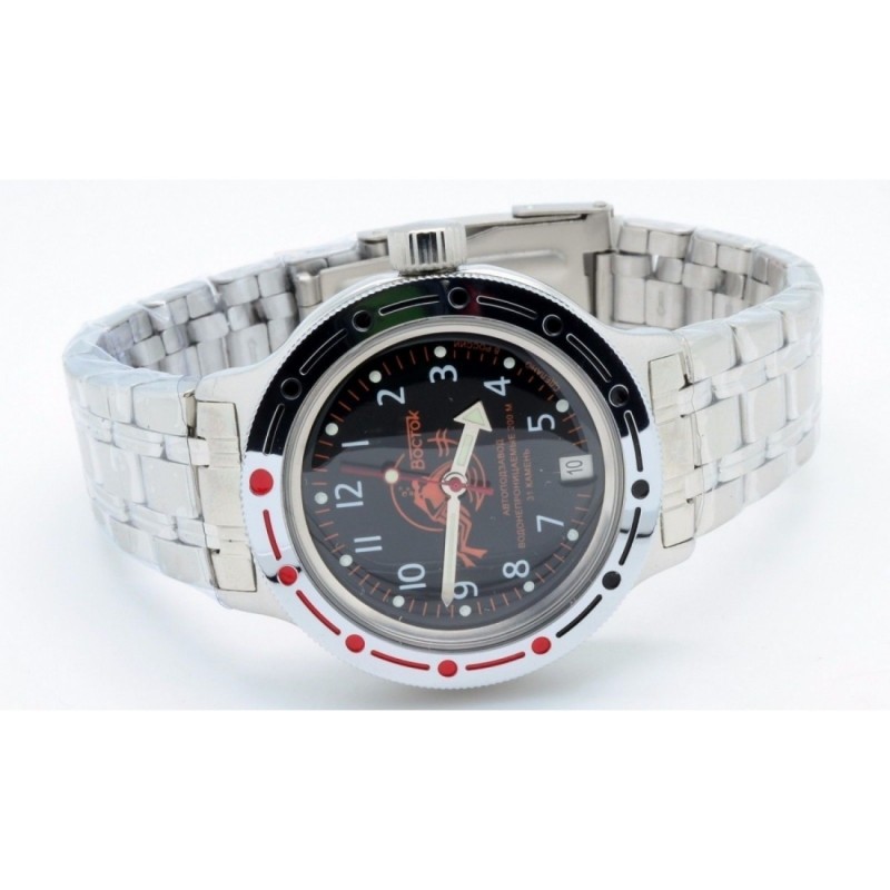 420380 russian watertight механический wrist watches Vostok "Amphibia" for men  420380