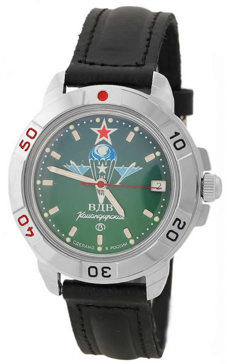 431021  механические часы Восток "Командирские" логотип ВДВ  431021