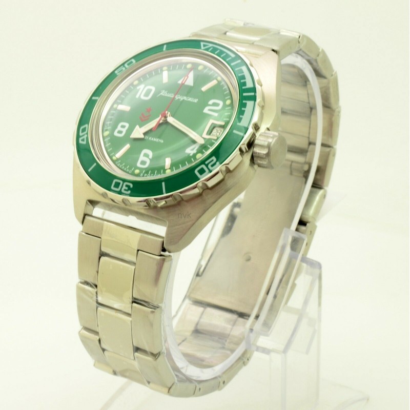 650858 russian watertight Men's watch механический wrist watches Vostok "Komandirskie"  650858