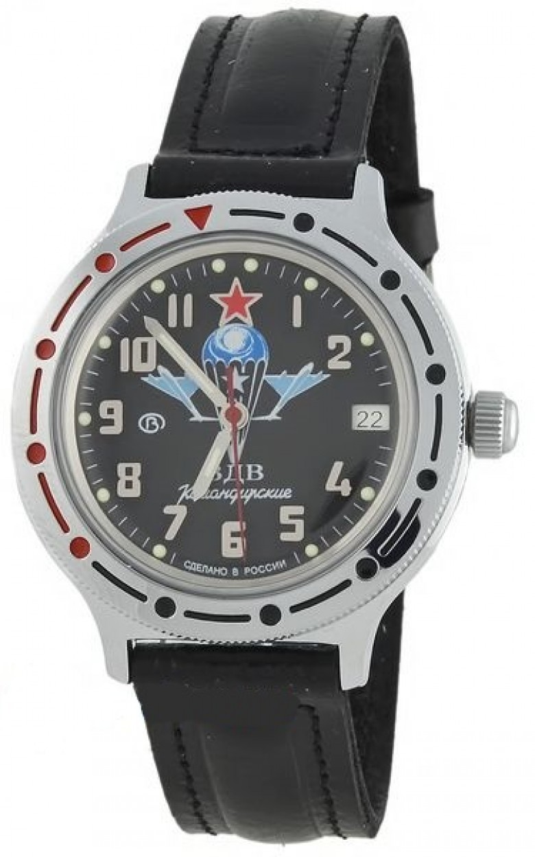 921288 russian Men's watch механический wrist watches Vostok "Komandirskie" logo ВДВ  921288