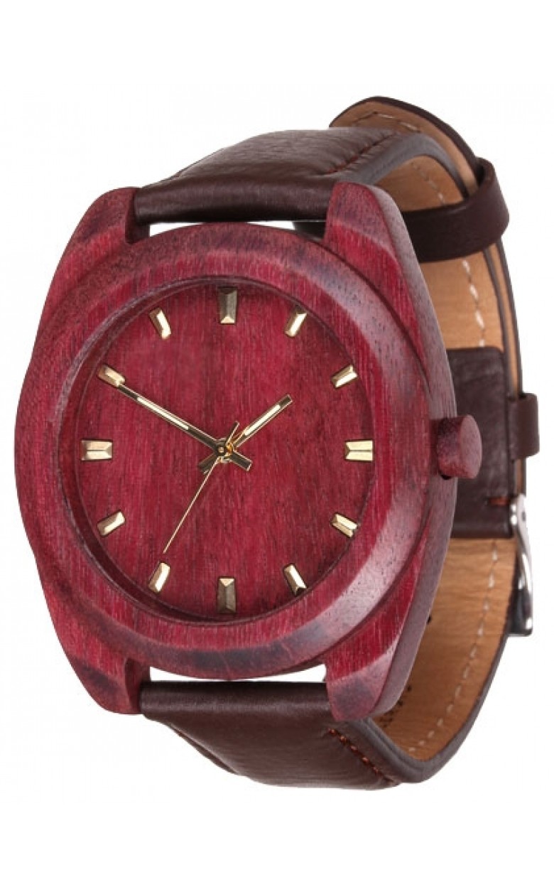 S3  Purple Часы наручные кварцевые "AA Wooden Watches" S3  Purple