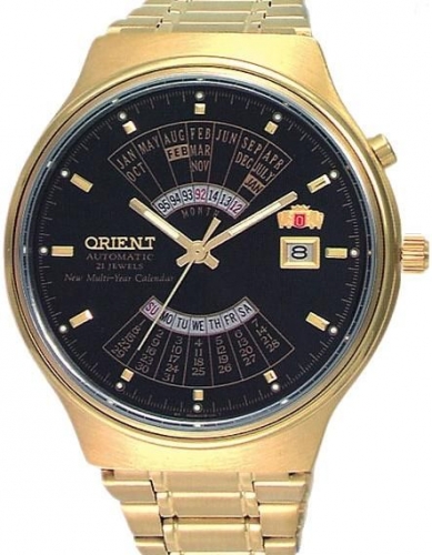 FEU00008BW  механические с автоподзаводом наручные часы Orient "Wide Calendar"  FEU00008BW