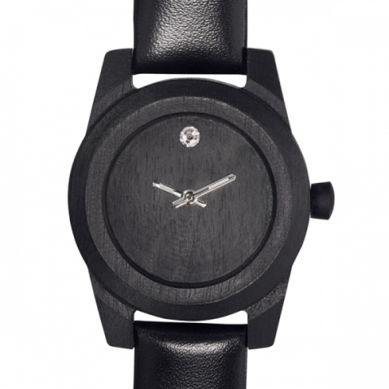 W2 Black  кварцевые наручные часы AA Wooden Watches  W2 Black