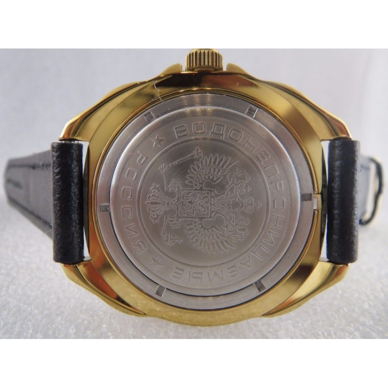 219075/2414  механические наручные часы Восток "Командирские" логотип РВиА  219075/2414