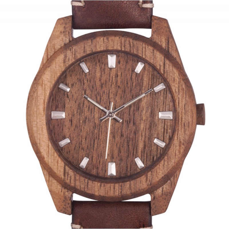 E3 Walnut  кварцевые наручные часы AA Wooden Watches "Classic"  E3 Walnut