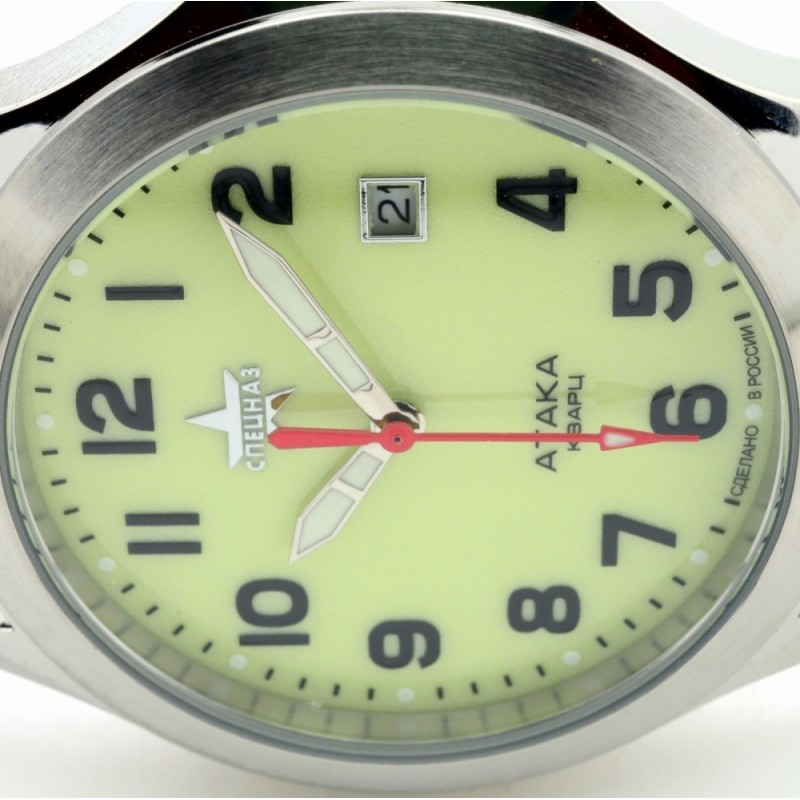 С2100312-2115-05  кварцевые наручные часы Спецназ "Атака"  С2100312-2115-05