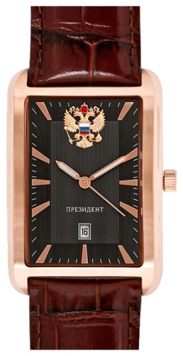 3139864  кварцевые наручные часы Русское время "Президент" логотип Герб РФ  3139864
