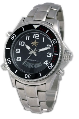 С1050217-205  кварцевые наручные часы Спецназ "Профессионал"  С1050217-205
