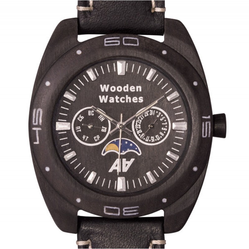 S2 Walnut  кварцевые наручные часы AA Wooden Watches  S2 Walnut