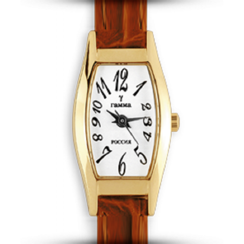 907-10,00  кварцевые часы Гамма "Пенелопа" с сапфировым стеклом 907-10,00