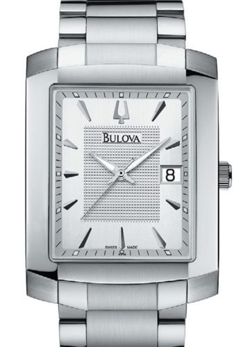 63F59  кварцевые наручные часы Bulova с сапфировым стеклом 63F59