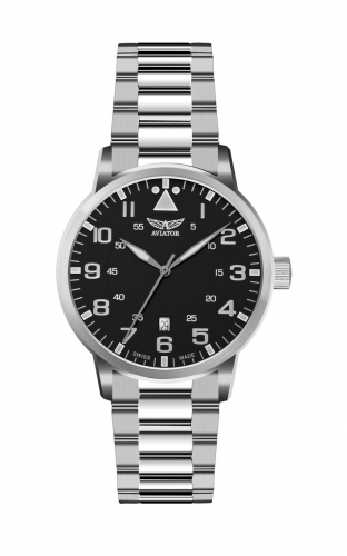 V.1.11.0.036.5 стал.брасл  наручные часы Aviator  V.1.11.0.036.5 стал.брасл