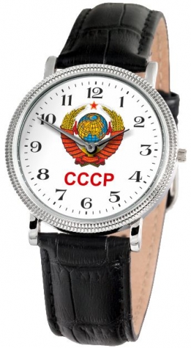 1011550/1L22  кварцевые наручные часы Слава "Патриот" логотип СССР  1011550/1L22