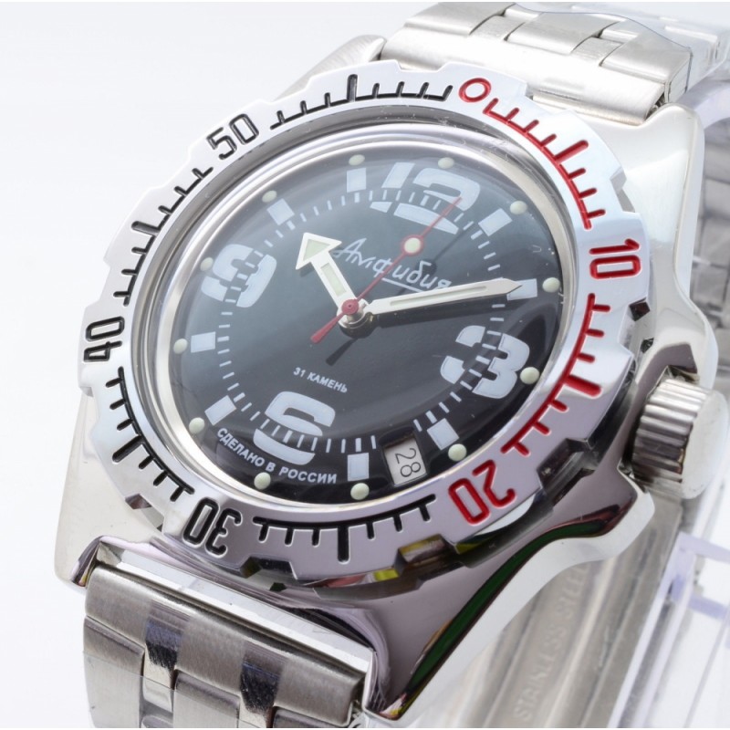 110903  механические наручные часы Восток "Амфибия"  110903