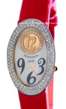 RL 7267 QLG(WH)RED  кварцевые наручные часы Romanson "Giselle"  RL 7267 QLG(WH)RED