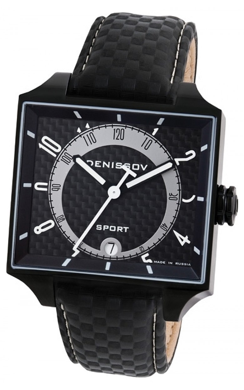 955.112.4027.3.B.car  кварцевые часы Денисов "Enigma Sport" с сапфировым стеклом 955.112.4027.3.B.car