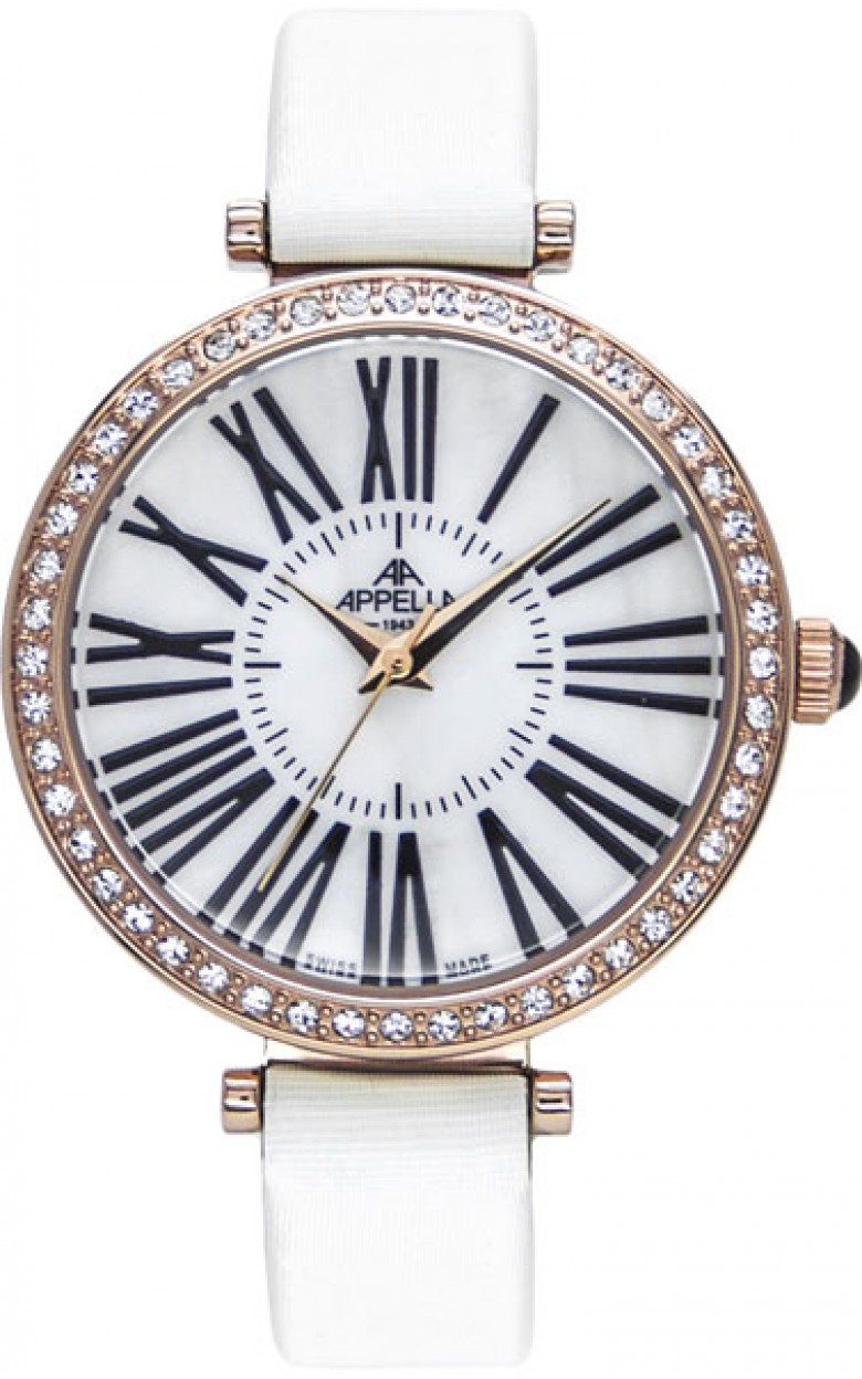 AP.4430.04.1.1.01 swiss Lady's watch quartz wrist watches Appella "Leather Line"  AP.4430.04.1.1.01