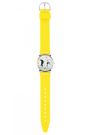 109 желтый пингвин Часы наручные "Радуга" 109 желтый пингвин