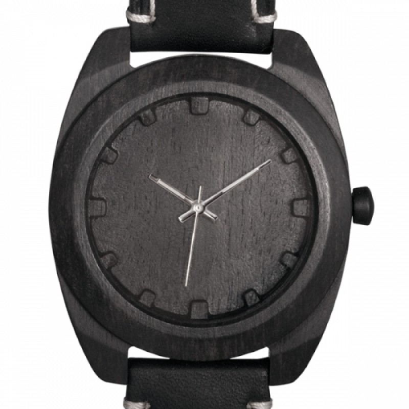 S4 Black  кварцевые наручные часы AA Wooden Watches  S4 Black