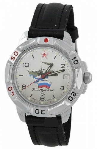 431535/2414  механические часы Восток "Командирские" логотип ВМФ  431535/2414