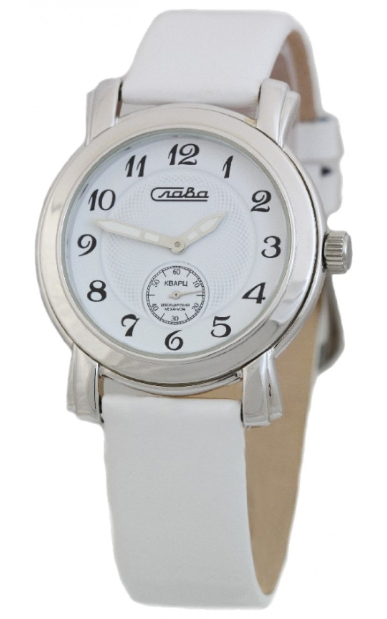 С4042042/1069-20,15 С4042042/1069-20,15 Wrist watch quartz Slava на ремне as2182 Sterling silver* 20,15гр