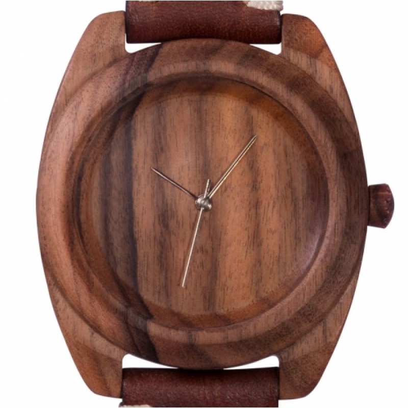 S1 Brown  кварцевые наручные часы AA Wooden Watches  S1 Brown