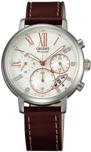 FTW02005W0  кварцевые с функциями хронографа часы Orient "Dressy Elegant"  FTW02005W0