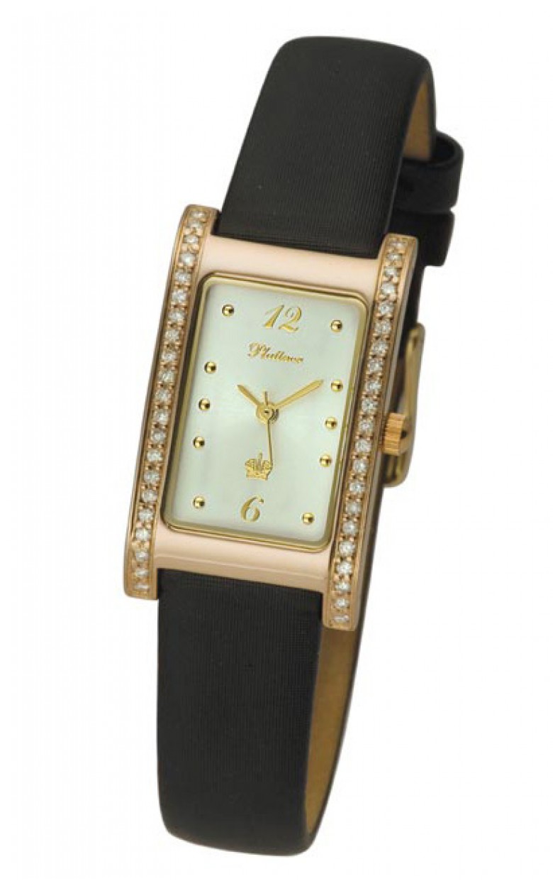 200151.216 Часы наручные "Камилла" женские кварцевые золото 585* вставка 200151.216