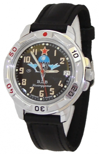 431288  механические часы Восток "Командирские" логотип ВДВ  431288