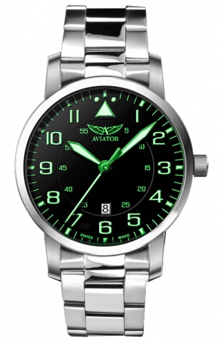 V.1.11.0.041.5  кварцевые наручные часы Aviator "Airacobra"  V.1.11.0.041.5