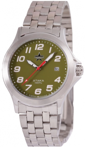 С2100263-2115-04  кварцевые наручные часы Спецназ "Атака"  С2100263-2115-04