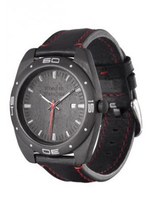 AA Wooden Watches AA Wooden Watches  S2 Black Sport Red