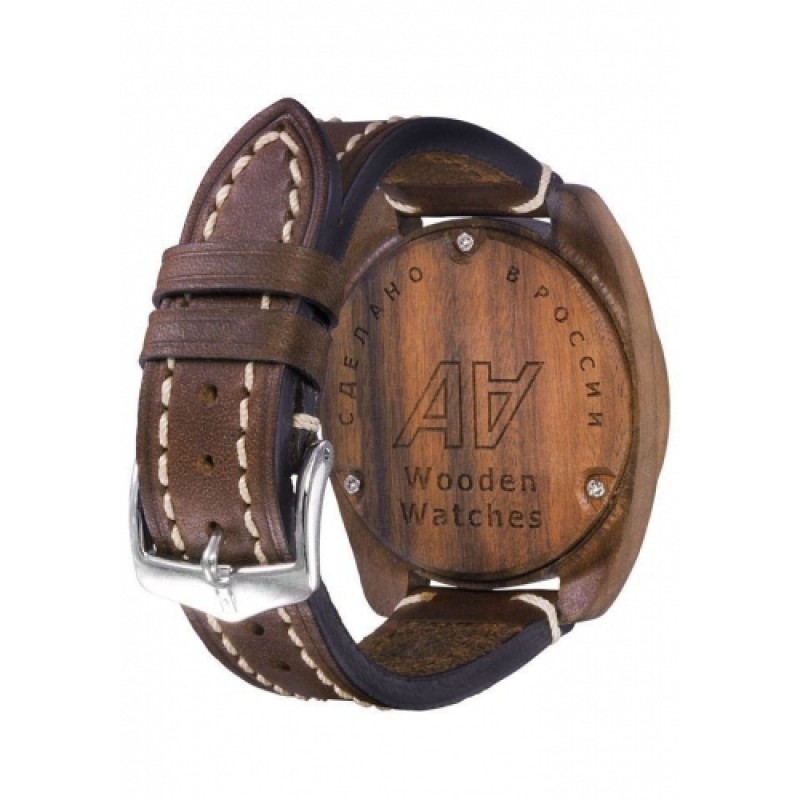 S2 Brown  кварцевые наручные часы AA Wooden Watches  S2 Brown