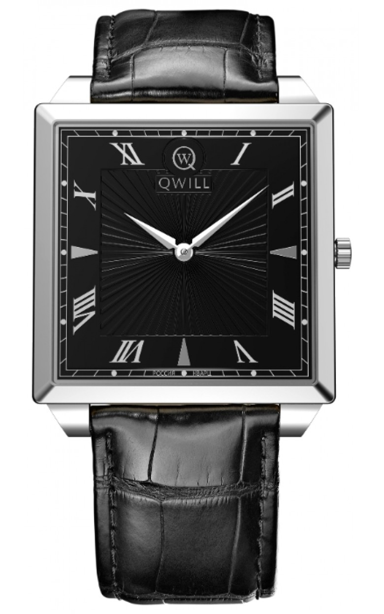 6001.01.04.9.51A  кварцевые наручные часы Qwill "Classic"  6001.01.04.9.51A