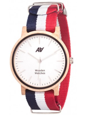 AA Wooden Watches AA Wooden Watches Casual S4 Maple-N-BWR