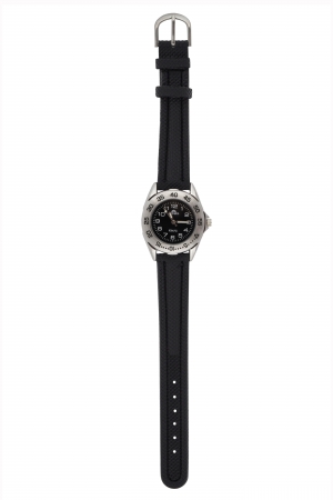 604-1 черные  кварцевые наручные часы Радуга  604-1 черные