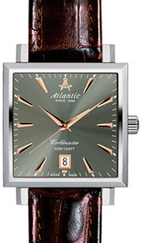 54350.41.41R  кварцевые часы часы Atlantic "Worldmaster"  54350.41.41R