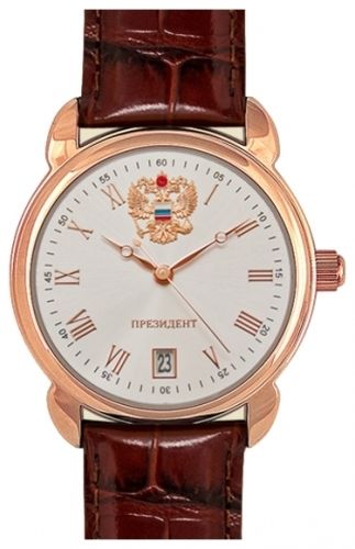 4079682  кварцевые наручные часы Русское время "Президент" логотип Герб РФ  4079682