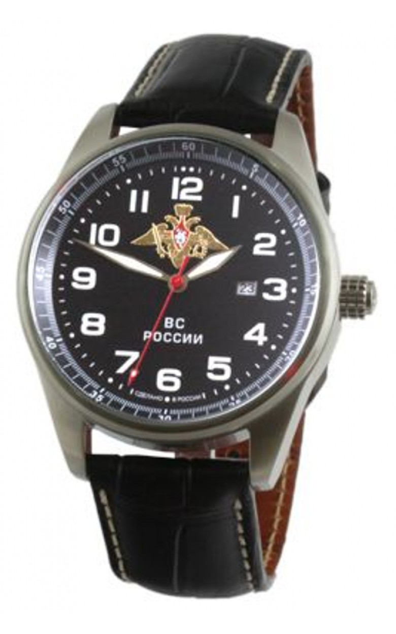 С9370350-2115  кварцевые наручные часы Спецназ "Профессионал" логотип ВС России  С9370350-2115